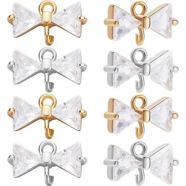 20Pcs 2 Colors Brass Connector Charms