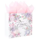 1Pc Flower Printed Paper Bags