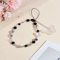 1Pc Alloy PVC Plastic Bead Mobile Straps