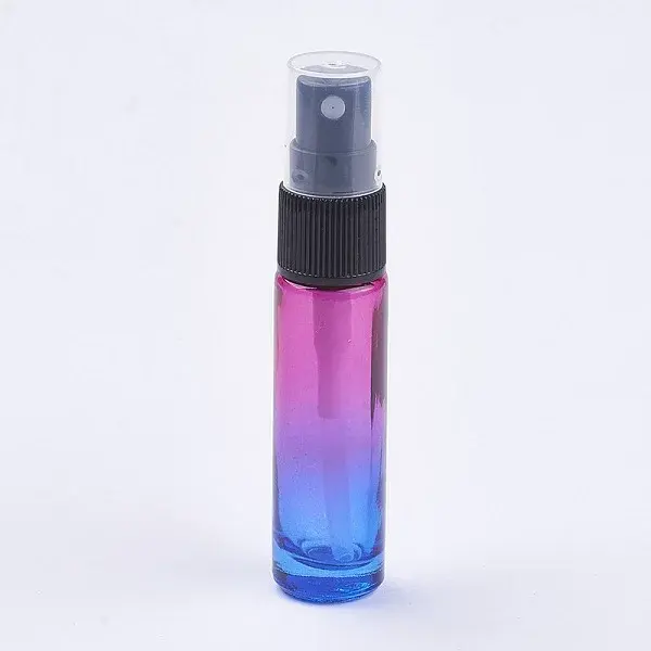 10ml Glass Gradient Color Refillable Spray Bottles