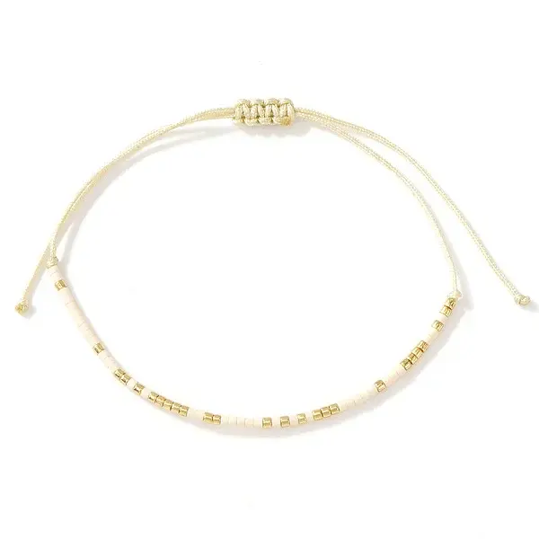 Bohemian Glass Seed Bead Braided Bead Bracelets