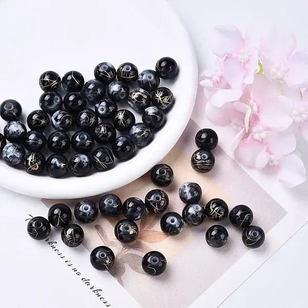 Baking Painted Glass Beads