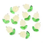 10Pcs Glass Pendants