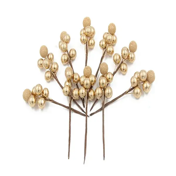 Simulation Foam Christmas Red Berry Fruit