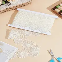 5 Yards Cotton Shell Shaped Flower Lace Ribbon
