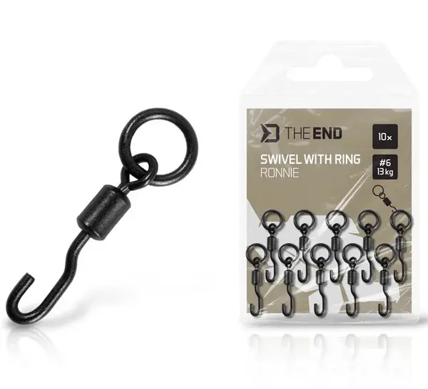 Delphin rychlovýměnný obratlík s kroužkem theend ronnie #6 13 kg 10 ks
