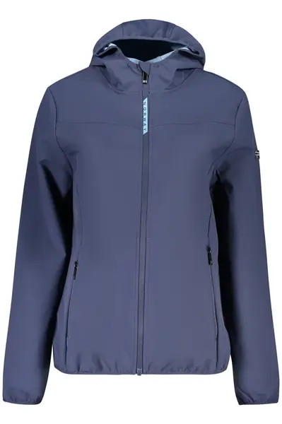 Modrá dámská softshellová bunda