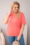 Kesi Włoski bavlnená plus-size blúzka