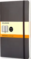 Zápisník Moleskine - měkké desky, S, linkovaný - černý