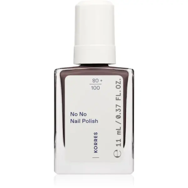 Korres No No Nail Polish pečující lak na nehty odstín 36 Taupe 11 ml