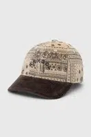 Manšestrová kšiltovka Kangol béžová barva