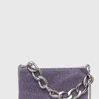 Kabelka Patrizia Pepe fialová barva