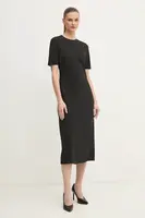 Šaty Calvin Klein černá barva, midi, K20K207869