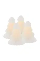 Sada vánočních LED dekorací Sirius Claire Juletra 4-pack bílá barva