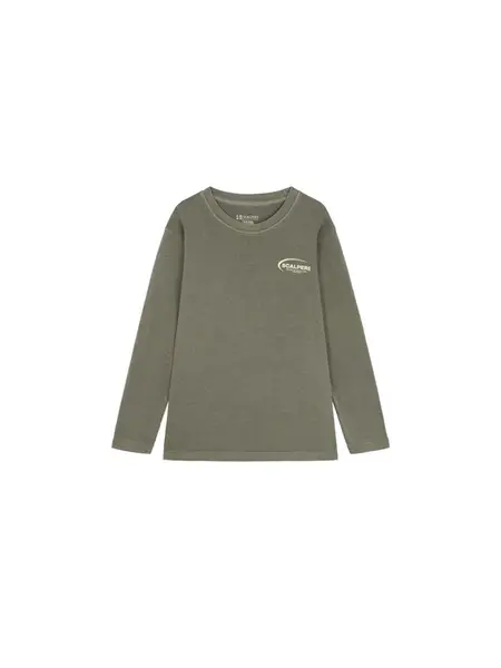 Scalpers Tričko 'Scworldlstee'  kaki