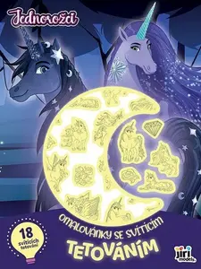 Omalovánky se svítícím tetováním Jednorožci - Neznámý