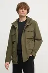 Bunda Tommy Hilfiger pánská, zelená barva, přechodná, MW0MW37632