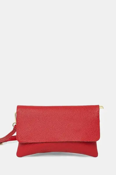Kožená kabelka Answear.LAB červená barva
