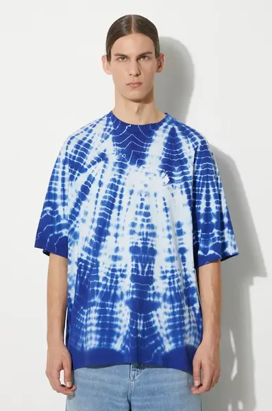 Bavlněné tričko Marcelo Burlon Aop Soundwaves Over