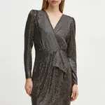 Šaty Morgan RSTELLA zlatá barva, mini, RSTELLA