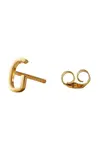 Pozlacené stříbrné náušnice Design Letters 90401001G