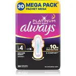Always Platinum Secure Night Size 4 vložky na noc 30 ks
