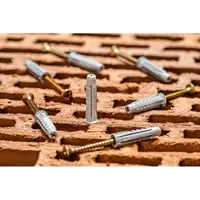 Hmoždinka univerzální rozšiřovací s vrutem 6/4.0 x 40 mm, nylon, STALCO PERFECT, bal.14 ks