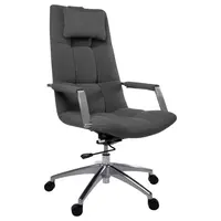 Novel KANCELÁŘSKÉ KŘESLO, látka teddy, tmavě šedá