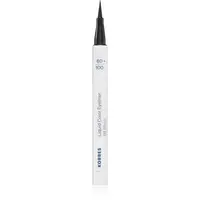 Korres Liquid Color Eyeliner vodeodolná očná linka vo fixke odtieň 01 Black 1 ml