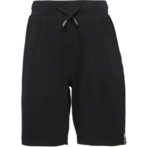 Lewro EMORI Pohodlné chlapčenské úpletové šortky, čierna, veľkosť 140-146