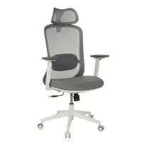 MID.YOU OTOČNÁ ŽIDLE, síťovina, šedá