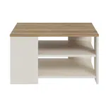 Hom`in KONFERENČNÍ STOLEK, pískové barvy, kompozitní dřevo, 80/45/80 cm