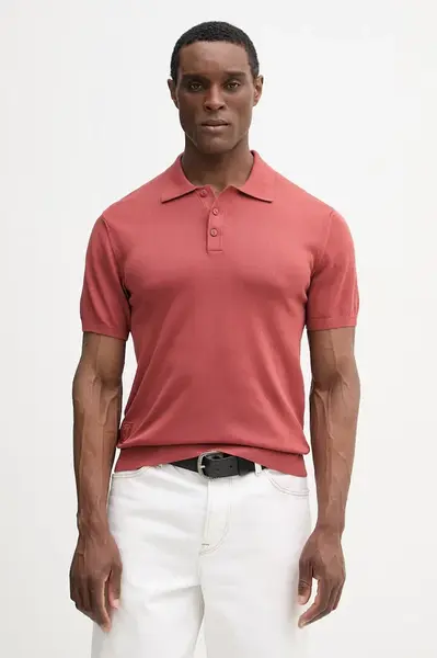 Bavlněné polo tričko Blauer CUSTER