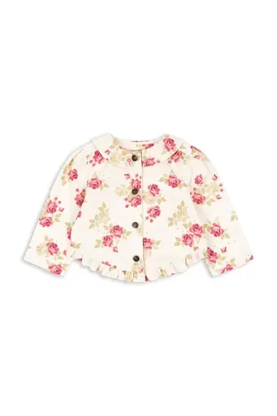 Dětská riflová bunda Konges Sløjd MAGOT FRILL JACKET GOTS