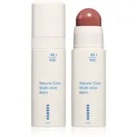 Korres Natural Color Multi-Stick Balm multifunkční líčidlo na rty a tváře odstín Muted Brown 4.5 g