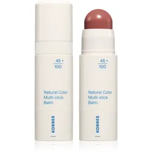 Korres Natural Color Multi-Stick Balm multifunkční líčidlo na rty a tváře odstín Muted Brown 4.5 g