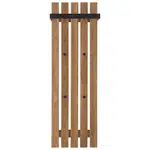 XXXL ŠATNÍ PANEL, přírodní barvy, černá, dub, 40/120/22 cm