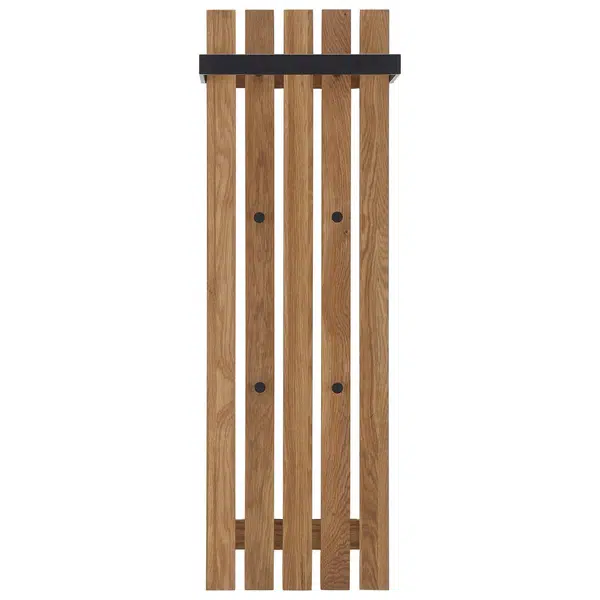 XXXL ŠATNÍ PANEL, přírodní barvy, černá, dub, 40/120/22 cm