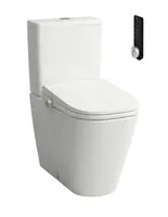 Laufen Cleanet Meda - Stojaci elektronický bidet s keramikou, vario odpad, Rimless, SoftClose, biela H606110000S002