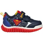 Geox B LIGHTYLOO Chlapčenská voľnočasová obuv, tmavo modrá, veľkosť