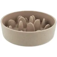 Miska Dog Fantasy proti hltání EcoStyle béžová 21cm, 1350ml