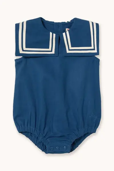 Kojenecké body Tinycottons STRIPES LINEN BODY