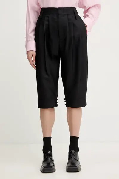 Kenzo elegantní šortky dámské vlněné
