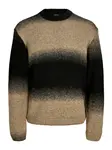 Jack & Jones Plus Sveter 'JCOFADE'  béžová / kapučíno / sivá / čierna