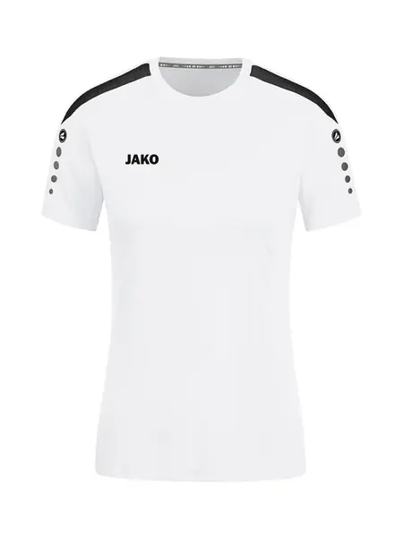 JAKO Funkčné tričko 'Power'  čierna / biela