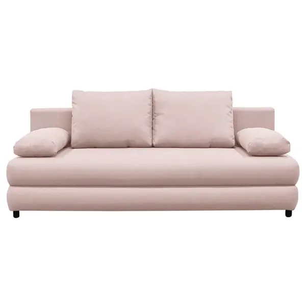 P & B ROZKLÁDACÍ POHOVKA, textil, růžová