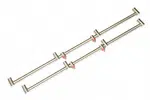 Taska nerez hrazdy pro edition na 4 pruty snag 2 ks 54-59 cm