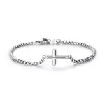 S'Agapõ Stylový pánský náramek Křížek Rogue SRG12