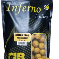 Carp inferno boilies nutra line ananas krill - 1 kg 24 mm