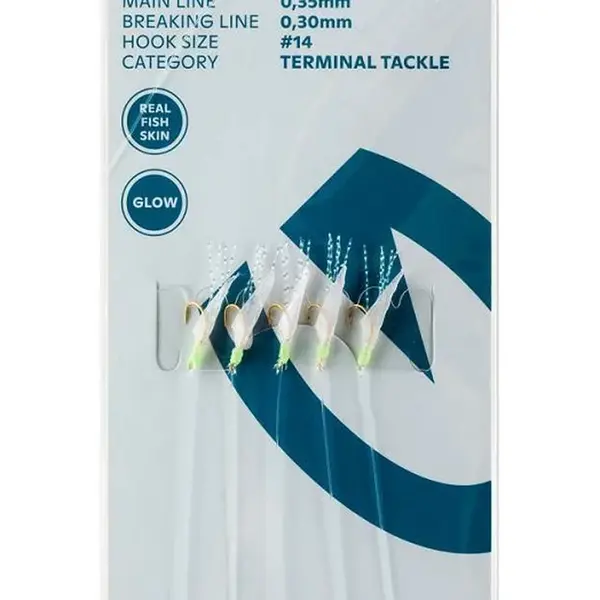 Kinetic návazec sabiki silverstrike fishskin flash 150 cm - 14